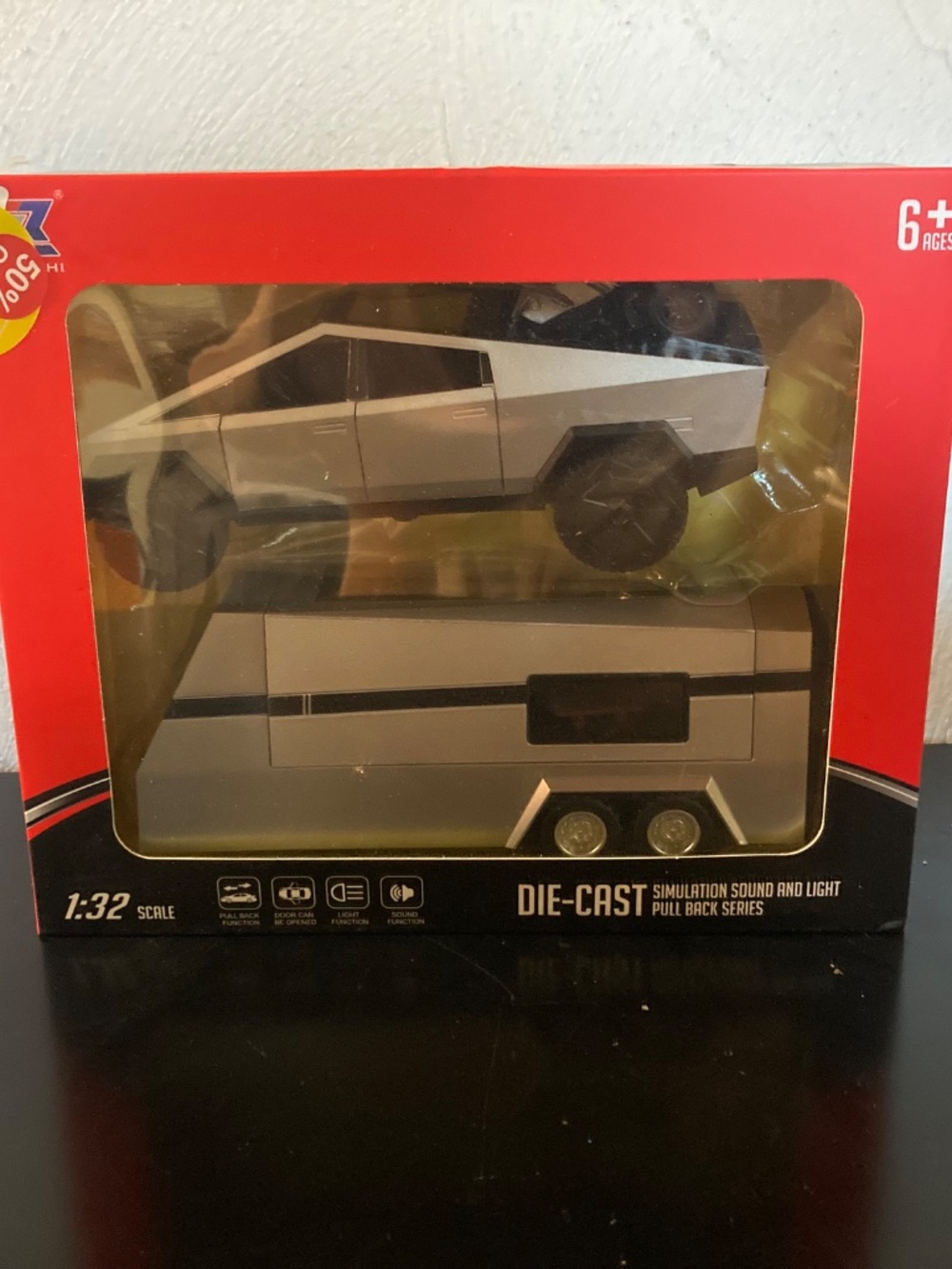 Tesla Cybertruck Playset with Matching Trailer & ATV NEW IN BOX!